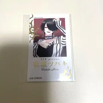 별똥별 왕자님 명함풍 카드 아키세 츠바키 특전