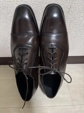 거의 미사용 비즈니스 슈즈 남성용 신사 구두 26.5cm 천연 가죽