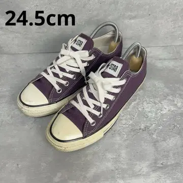 컨버스 올스타 퍼플 보라색 로우컷 스니커즈 24.5cm