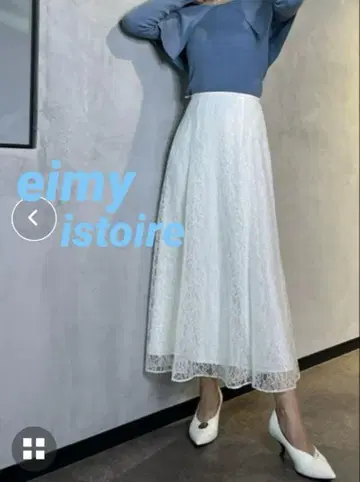 레이스 세미 플레어 스커트 eimy istoire