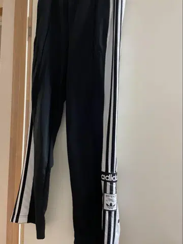 adidas 스트라이프 조거 팬츠 XL 블랙/화이트