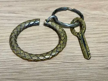 금속제 뜨개질 디자인 키링