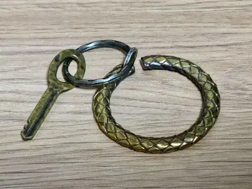 [ 빈티지 ] 금속제 뜨개질 디자인 키링