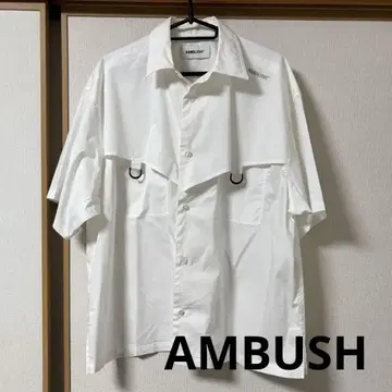 AMBUSH 빅 실루엣 하프 슬리브 셔츠