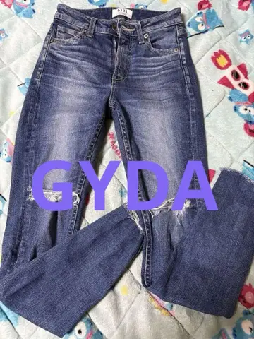 GYDA 데님 데미지 스키니 XS