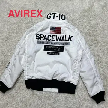 AVIREX 한정판 디자인 SPACEWALK MA-1 플라이트 자켓 L