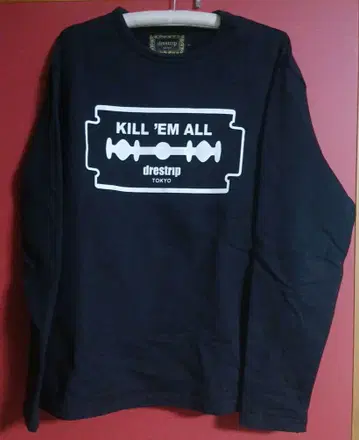 drestrip KILL 'EM ALL 긴팔 셔츠 M 사이즈