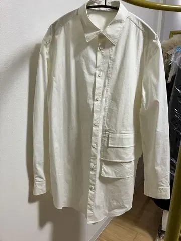 Y-3 화학 섬유 롱 셔츠