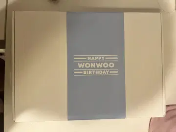 wonwoo 벌스데이 박스