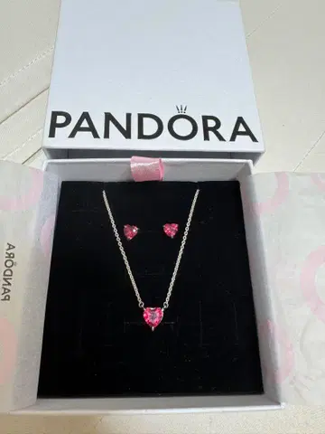 판도라 하트 귀걸이 & 목걸이
