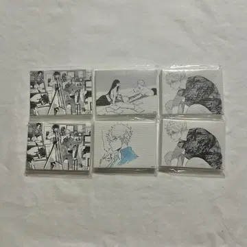 블루 피리어드 복권 캔버스 마그넷 6개 세트 2