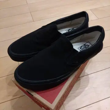 VANS 슬립온 US 기획 블랙 27.0cm
