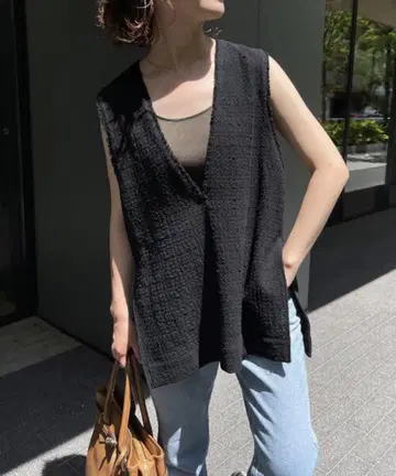 Spick & Span Italian fabric 트위드 베스트