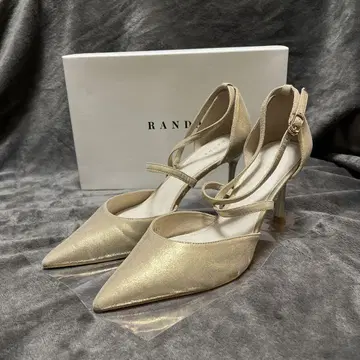 RANDA 골드 스틸레토 하이힐 24cm