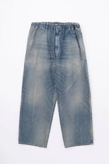 YOKOSAKAMOTO DENIM TROUSERS indigo