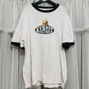 X-girl THE MUPPETS KERMIT THE FROG 티셔츠