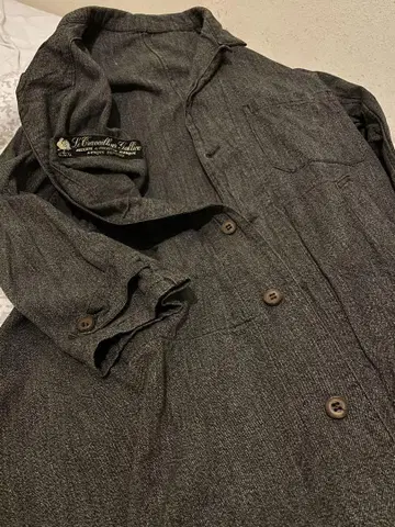 (Special) 30수 프렌치 헤비 코튼 샴브레이 아틀리에 코트