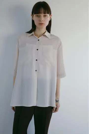 미사용 새상품 MANOF BACK LAYER SHIRT IVORY