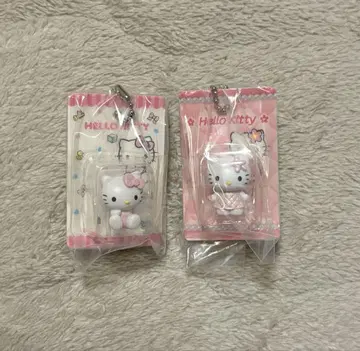 2개 세트 헬로키티 패키지 미니어처 컬렉션 키티 패키지