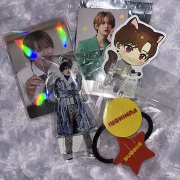 BUDDiiS FUMINORI 머리끈 아크릴 키링 트레이딩 카드