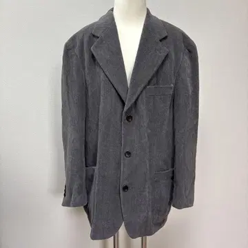 BOSS 그레이 코듀로이 테일러드 자켓