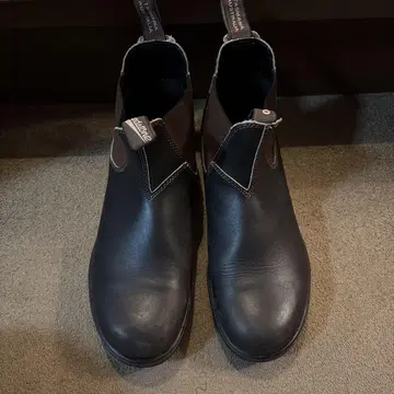 인기 Blundstone 28cm 사이드 고어 부츠 다크 브라운