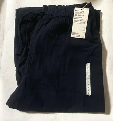 MUJI 후와리 시보 거즈 롱 팬츠
