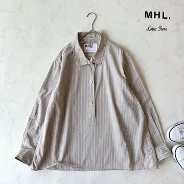 새상품급 MHL 스트라이프 풀오버 가을 컬러 빅 사이즈