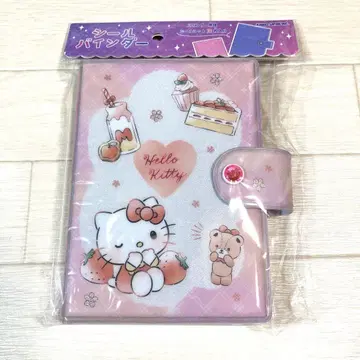 새상품 산리오 키티 씰 바인더 씰북 이치고