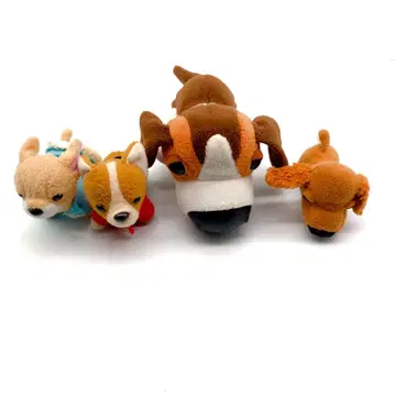 TheDog 강아지 봉제 인형 4개 세트