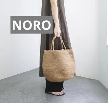 NORO SIMPLE MADRAGUE 라피아 토트백 바스켓백