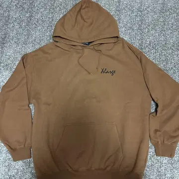 Xlarge 브라운 후드티 L