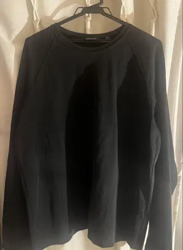 DKNY 상의 롱셔츠 블랙 XL