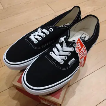 새상품 VANS 오센틱 블랙 US 기획 27.0cm