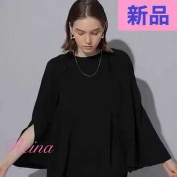 새상품 CADUNE 블라우스 카와카미 모모코 카듀네 블랙 아르페쥬 스토리
