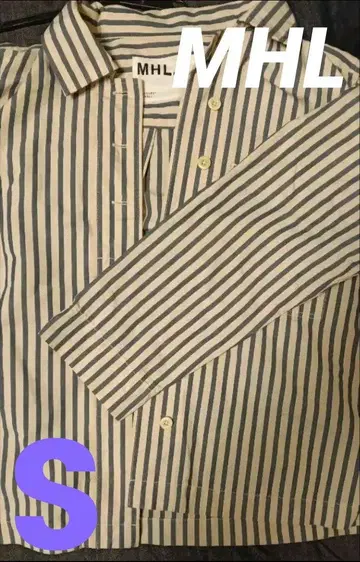 MHL 스트라이프 긴팔 셔츠
