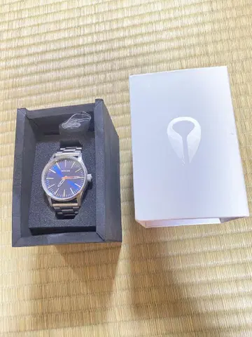 NIXON 닉슨 손목시계 THE SENTRY 38 SS 블루 선레이