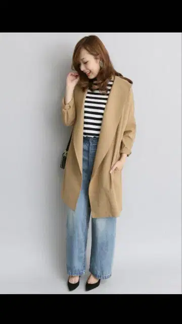 ROSSO 후드 코디 건 후드 부착 코트 코트