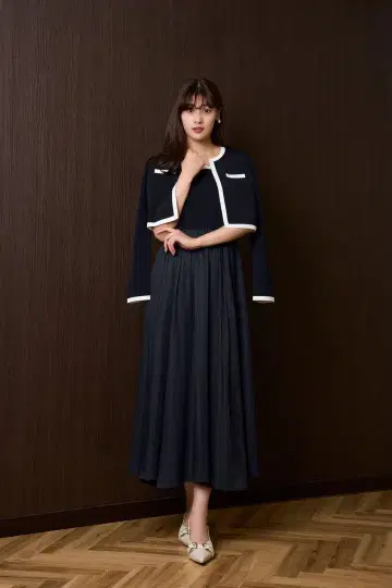 Herlipto Bicolor Knit Dress Set