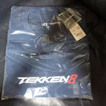 유니클로 TEKKEN 8 T셔츠 3XL 네이비 UT