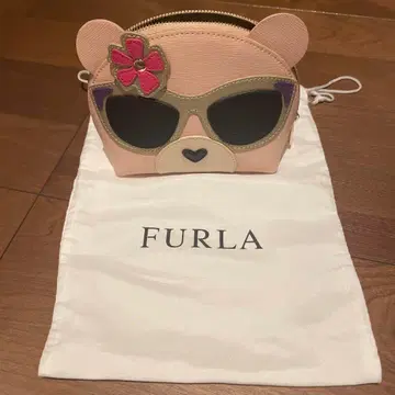 [ 새상품 ] FURLA 훌라 파우치 메이크 파우치 소품함 곰