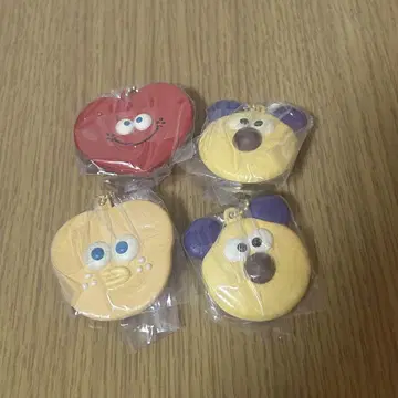 반다이 고구마이탄 카페 거울 참 3종 세트 곰 새 하트