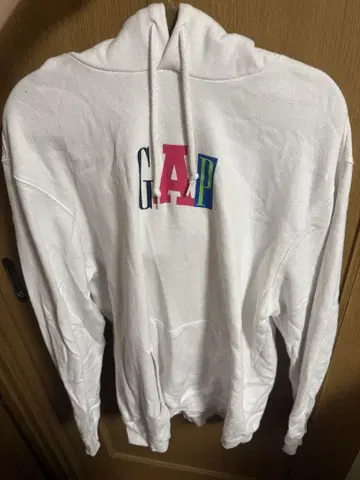 GAP 후드 부착 후드티 1969년 로고 화이트