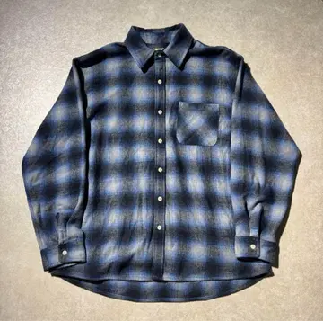 backers Shadow Plaid heavy flannel shirt