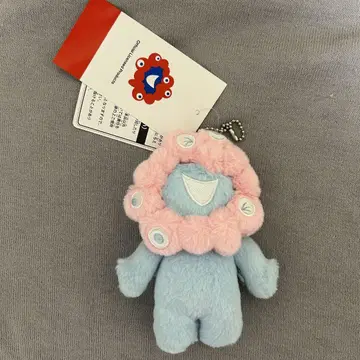 만박 미야쿠미야쿠 파스텔 컬러 봉제 인형 키링 블루