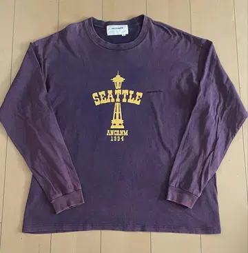 ANACHRONORM 페이드 가공 롱T 빈티지