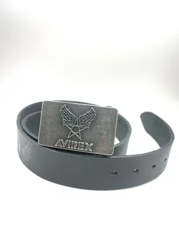 AVIREX USA 빅 버클 벨트