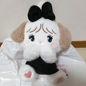mikko BLACK RIBBON BIG 봉제 인형 수플레