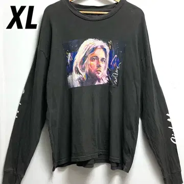 NIRVANA x SID MAURER 커트 코베인 유화 롱T XL