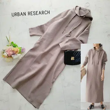URBAN RESEARCH 라이트 종이상자 후디 원피스